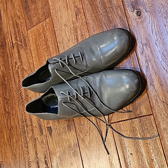 Etienne Aigner Emery Lace-Up Oxford Grey size 10 - Picture 14 of 16